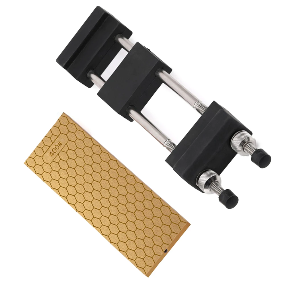 DMD Titanium Diamond Whetstone Double Sided 400 And 1000 Grits Knifes Sharpening Stone With Holder For Kitchen Sharpener Tools
DMD Titanium Diamond Whetstone Double Sided 400 And 1000 Grits Knifes Sharpening Stone With Holder For Kitchen Sharpener Tools
