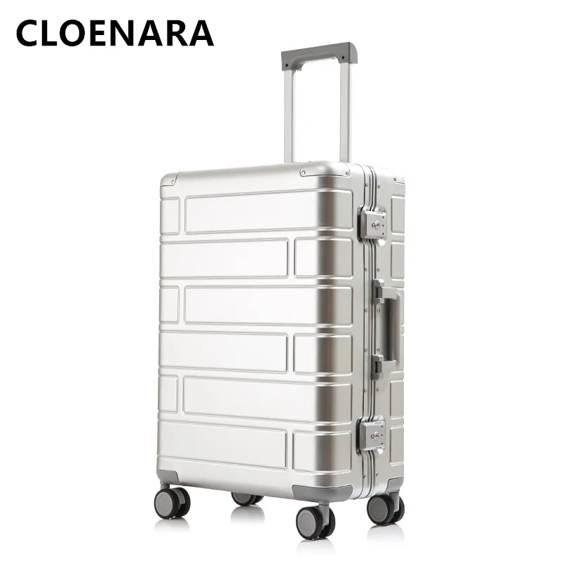 COLENARA 20"24"28 Inch High-quality Luggage All Aluminum Magnesium Alloy Business Trolley Case Rolling Boarding Suitcase
COLENARA 20"24"28 Inch High-quality Luggage All Aluminum Magnesium Alloy Business Trolley Case Rolling Boarding Suitcase