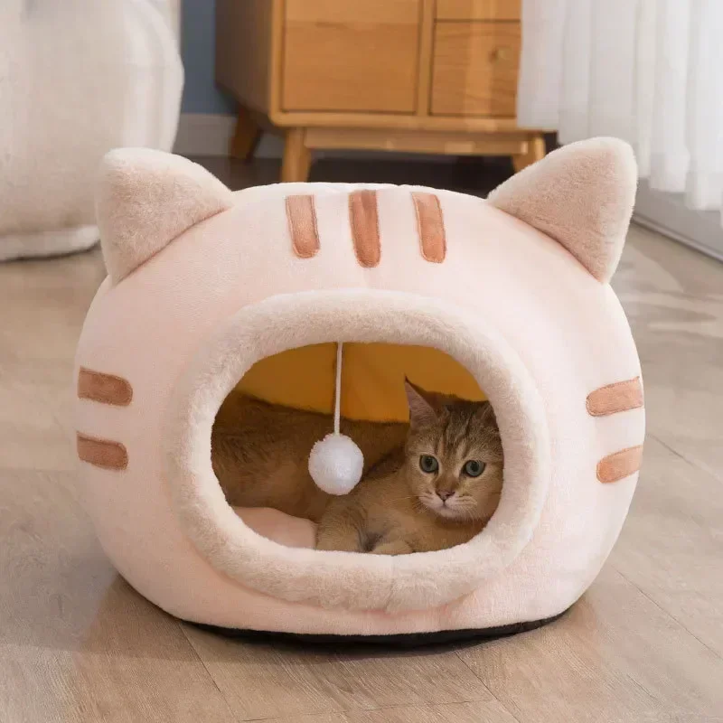 

Cave Small Cat Products House Deep Gato Tent Iittle Dog Indoor Bed Basket Winter Mat Cama New Sleep Cozy Comfort Pets Nest In