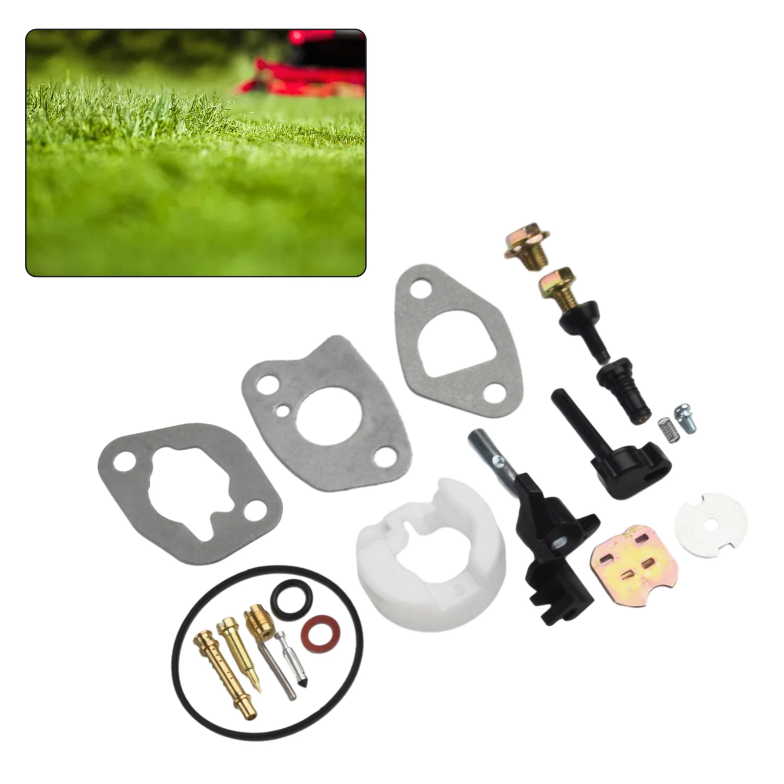 Carburetor Repair Kits Gasket Set For Brushcutter Lawn Mower Power Trimmer Tools For GC135 GCV135 GC160 GCV160 HRX246 HR476
Carburetor Repair Kits Gasket Set For Brushcutter Lawn Mower Power Trimmer Tools For GC135 GCV135 GC160 GCV160 HRX246 HR476
