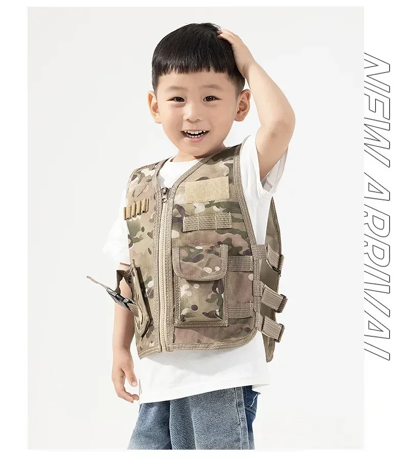 Cosplay Girls Boy Soldier Camouflage Forces for Military Tactical Kids Militar Special Uniform Combat Clothes Vest Training
Cosplay Girls Boy Soldier Camouflage Forces for Military Tactical Kids Militar Special Uniform Combat Clothes Vest Training