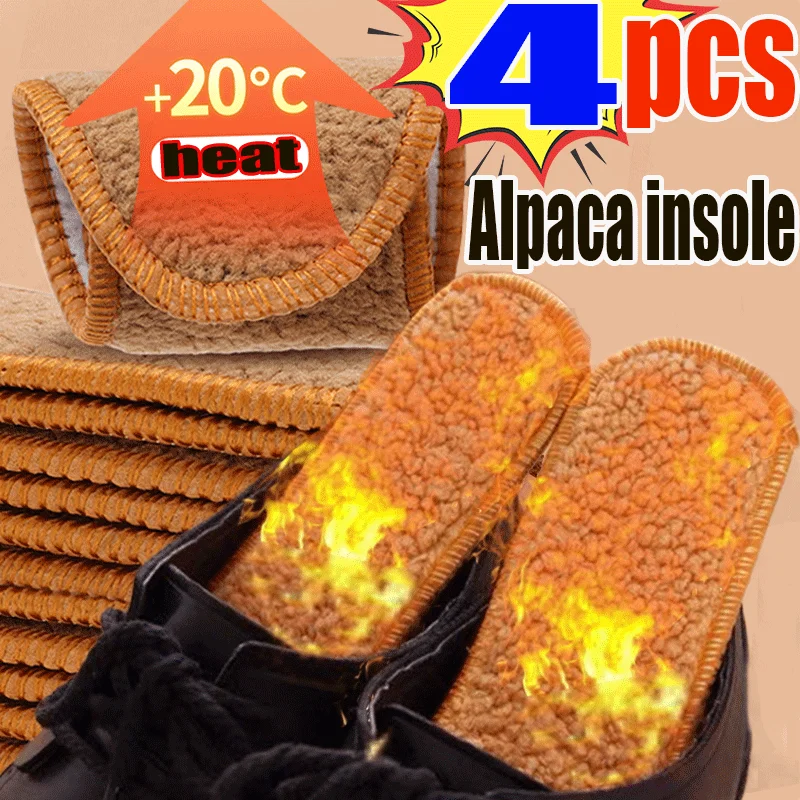 4PCS Thicken Alpaca Plush Warm Shoes Insole Snow Boots Shoe Sole Thermal Insert Winter Sports Insoles Men Woman Heating Pads
4PCS Thicken Alpaca Plush Warm Shoes Insole Snow Boots Shoe Sole Thermal Insert Winter Sports Insoles Men Woman Heating Pads