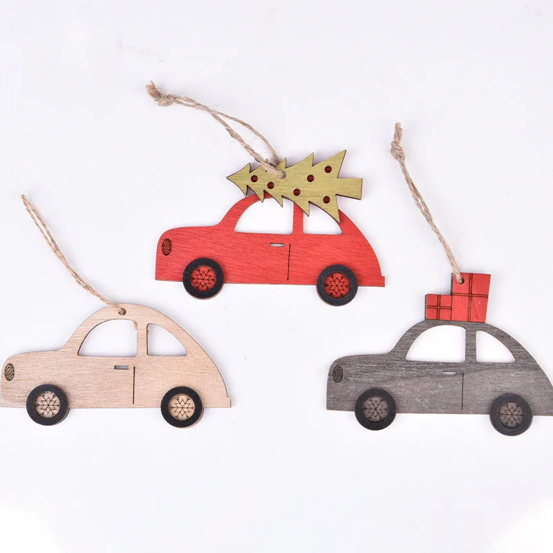Creative Painted Car Christmas Decoration Pendant Wooden Christmas Tree Pendant Restaurant Shopping Mall Holiday Ornaments
Creative Painted Car Christmas Decoration Pendant Wooden Christmas Tree Pendant Restaurant Shopping Mall Holiday Ornaments