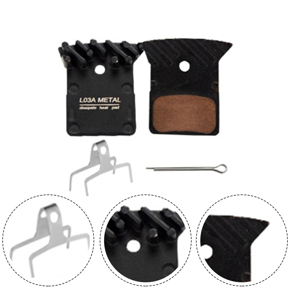 L03A Bicycle Brake Pads Full Metal Cooling Fin Disc Brake Pads Bicycle Replacement Parts For SLX For Deore For XT XTR M8000
L03A Bicycle Brake Pads Full Metal Cooling Fin Disc Brake Pads Bicycle Replacement Parts For SLX For Deore For XT XTR M8000