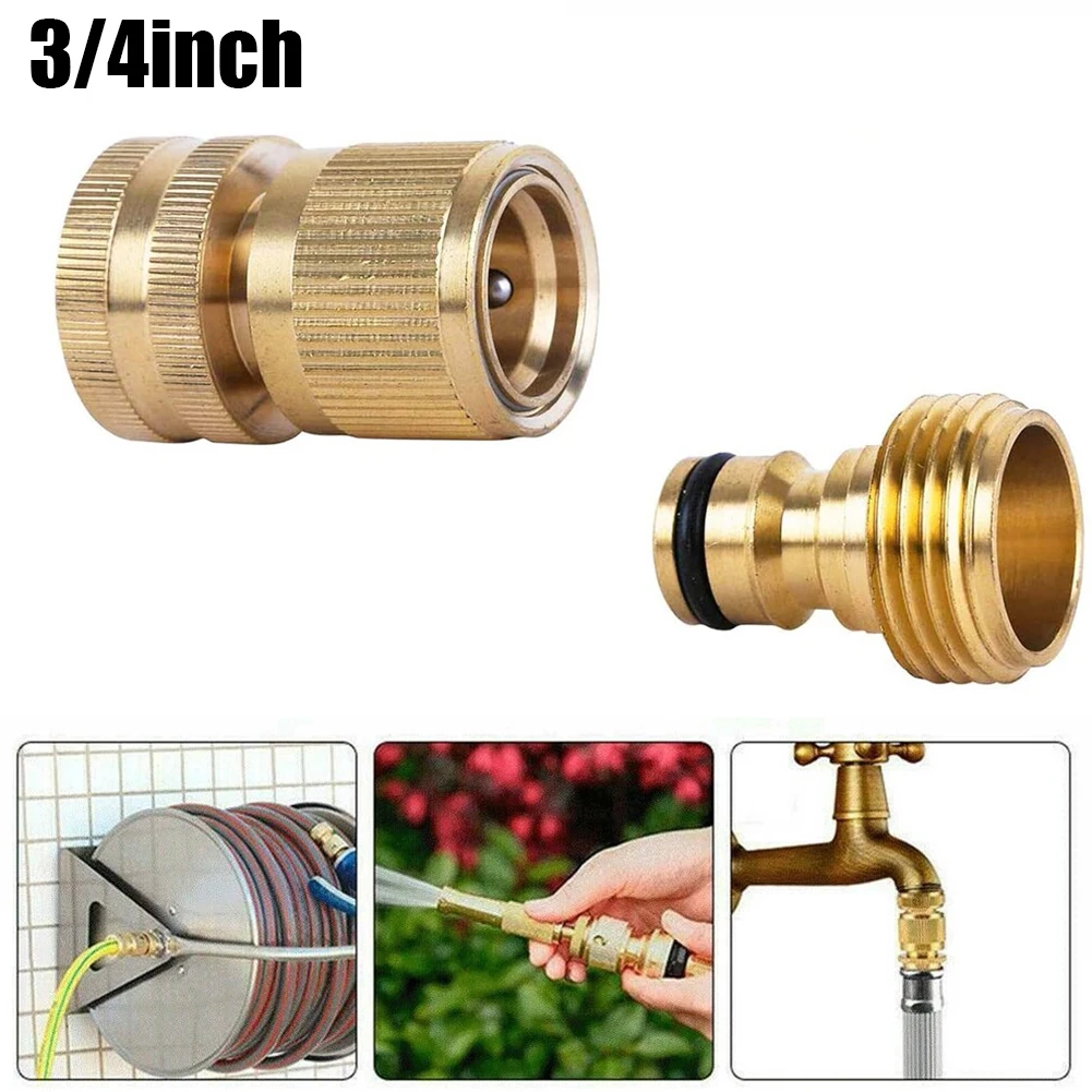 Garden Accessories Quick Connector Garden Yard Brass For 3/4 Inch Water Hose Garden Hoses Male & Female Quick Connector
Garden Accessories Quick Connector Garden Yard Brass For 3/4 Inch Water Hose Garden Hoses Male & Female Quick Connector