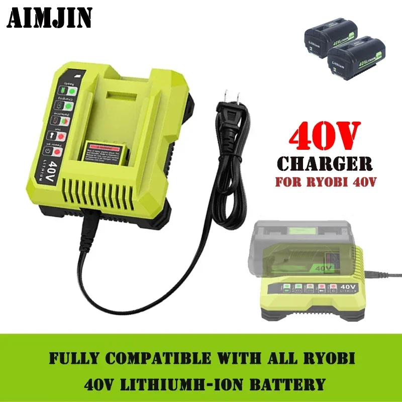 New Charger 40V for Ryobi OP401 Lithium-Ion Battery OP4015 OP4026 OP4026A OP4030 OP4040 OP4050 OP4050A OP4060 OP40261
New Charger 40V for Ryobi OP401 Lithium-Ion Battery OP4015 OP4026 OP4026A OP4030 OP4040 OP4050 OP4050A OP4060 OP40261