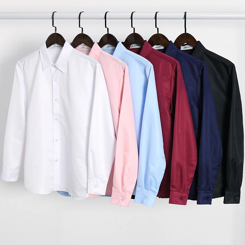 Shirt Men's Spring and Autumn New Korean Fashion Large Loose Splicing Casual Solid Color Genuine Promotion Male Shirts A114
Shirt Men's Spring and Autumn New Korean Fashion Large Loose Splicing Casual Solid Color Genuine Promotion Male Shirts A114