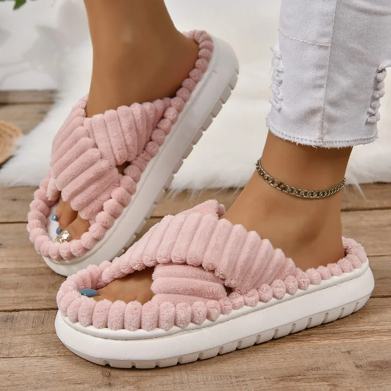 2023 Winter New Women Slippers Open-Toe Indoor Home Casual Comfortable Non-Slip Warm Short Plush Solid Color Women's Slippers
2023 Winter New Women Slippers Open-Toe Indoor Home Casual Comfortable Non-Slip Warm Short Plush Solid Color Women's Slippers