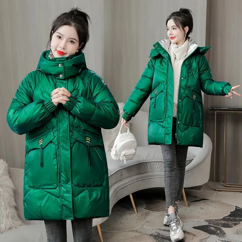2023 New Winter Jacket Women Puffer Coat Causal Long Thick Warm Hooded Parkas Down Cotton Padded Jacket Female Outerwear
2023 New Winter Jacket Women Puffer Coat Causal Long Thick Warm Hooded Parkas Down Cotton Padded Jacket Female Outerwear