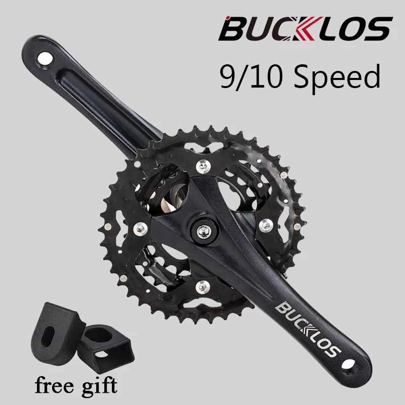 BUCKLOS Bicycle Crankset 104/64 BCD Crown 3*9S 3*10S MTB Crankset 170mm Square Crank Mountain Bike Crank Arms for Bicycle
BUCKLOS Bicycle Crankset 104/64 BCD Crown 3*9S 3*10S MTB Crankset 170mm Square Crank Mountain Bike Crank Arms for Bicycle