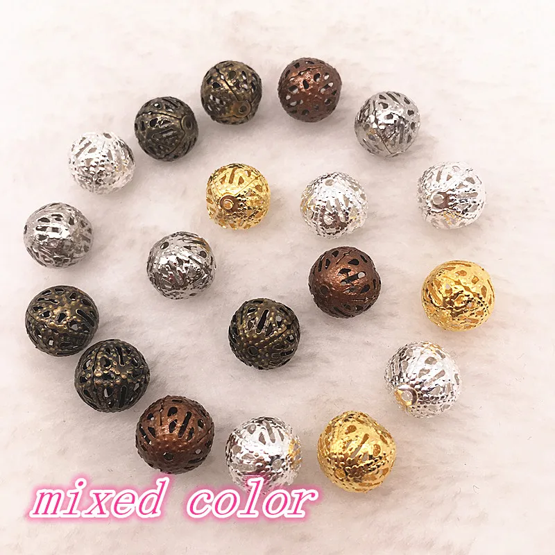150-30pcs 4/6/8/10mm Hollow Ball Flower Beads Metal Charms Spacer Beads for Jewelry Making Diy Handmade Accessories
150-30pcs 4/6/8/10mm Hollow Ball Flower Beads Metal Charms Spacer Beads for Jewelry Making Diy Handmade Accessories