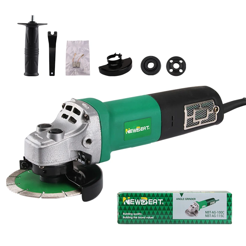 Newbeat Worksite Angle Grinder Cutting Grinding Tools Cutter Machine Mini Angle Grinder Variable Metal NBT-AG-115C 1000w
Newbeat Worksite Angle Grinder Cutting Grinding Tools Cutter Machine Mini Angle Grinder Variable Metal NBT-AG-115C 1000w