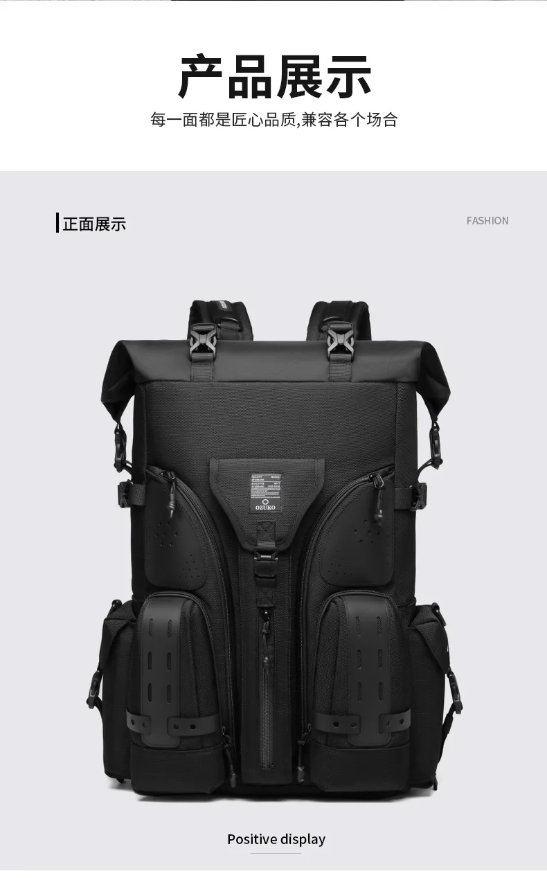 OZUKO Tactical Backpack Army Attack Bag Molle System Bags Backpacks Outdoor Sport Backpack Camping Walking Backpacks 22 OZUKO Tactical Backpack Army Attack Bag Molle System Bags Backpacks Outdoor Sport Backpack Camping Walking Backpacks