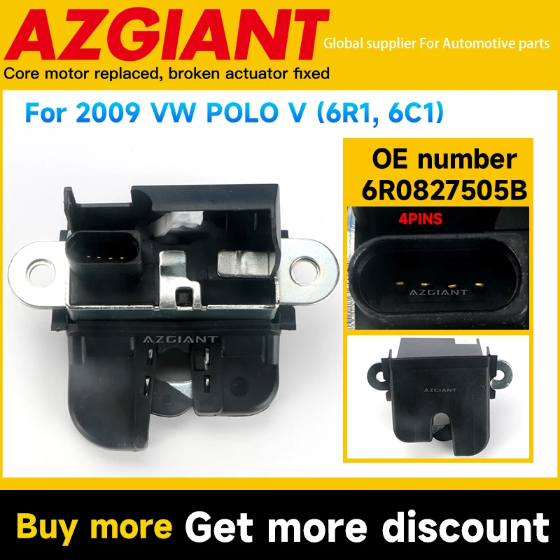 For 2009 VW POLO V (6R1, 6C1) Rear Deck Lid latch motor Metal trunk luggage security protection
For 2009 VW POLO V (6R1, 6C1) Rear Deck Lid latch motor Metal trunk luggage security protection