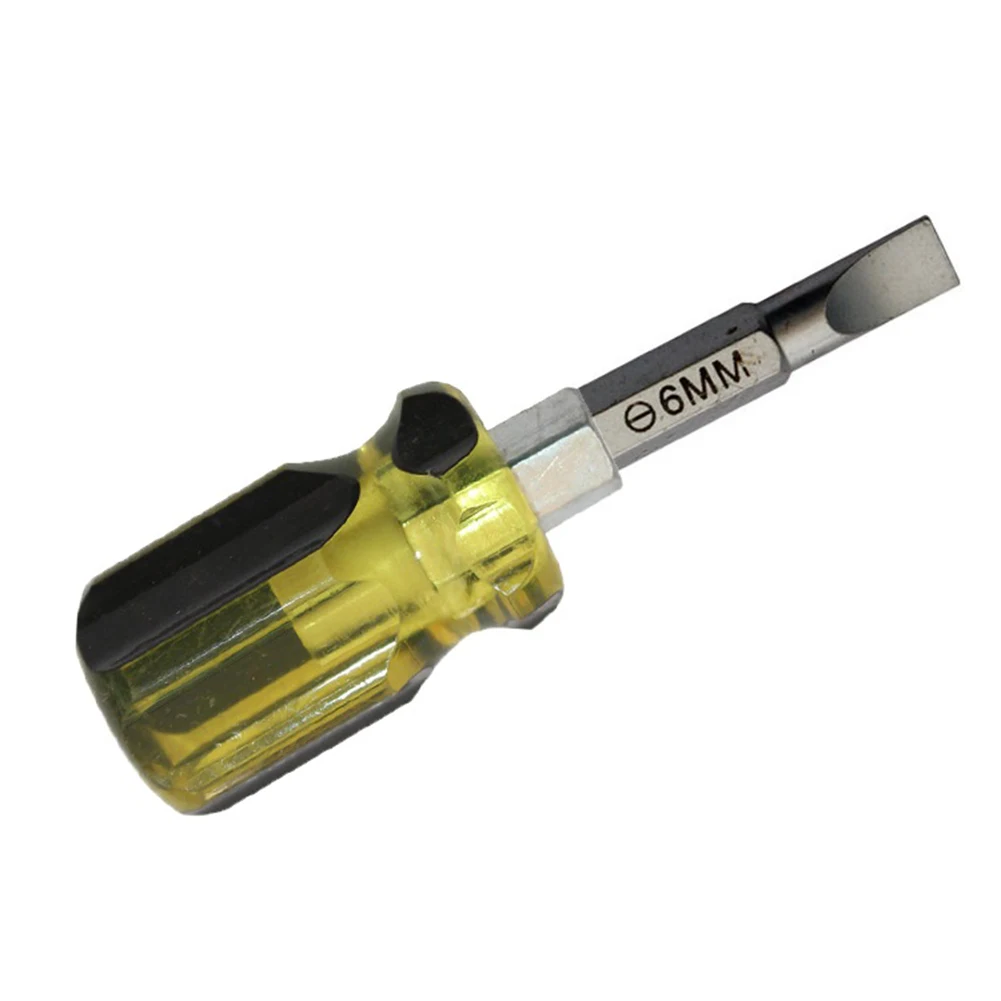 Double Head Screwdriver PH2/SL6 Chrome Vanadium Steel Dual Interchangeable Short Slotted Cross ScrewDriver Impact
Double Head Screwdriver PH2/SL6 Chrome Vanadium Steel Dual Interchangeable Short Slotted Cross ScrewDriver Impact