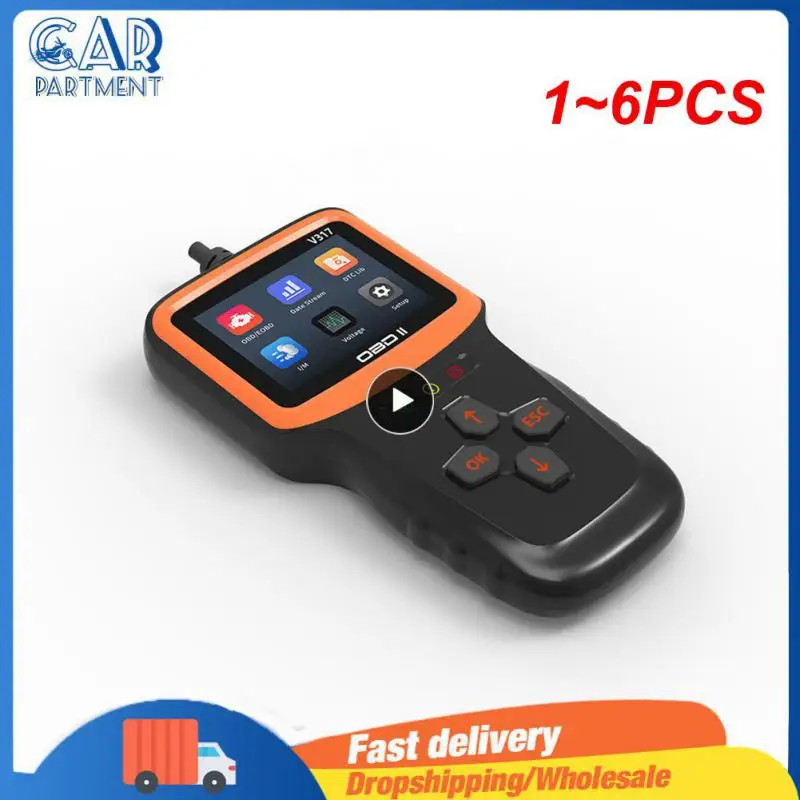 1~6PCS 2 Real-time Oxygen Sensor Test Automobile Fault Detector OBD II EOBD Code Reader V317 Car Diagnostic Tool
1~6PCS 2 Real-time Oxygen Sensor Test Automobile Fault Detector OBD II EOBD Code Reader V317 Car Diagnostic Tool