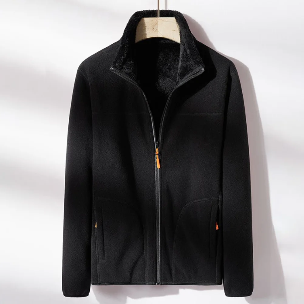 Both Sides Wear Coat Men Jacket Autumn Casual Fashion Fleece Solid Color Stand Collar Work Hiking Fishing Coat
Both Sides Wear Coat Men Jacket Autumn Casual Fashion Fleece Solid Color Stand Collar Work Hiking Fishing Coat