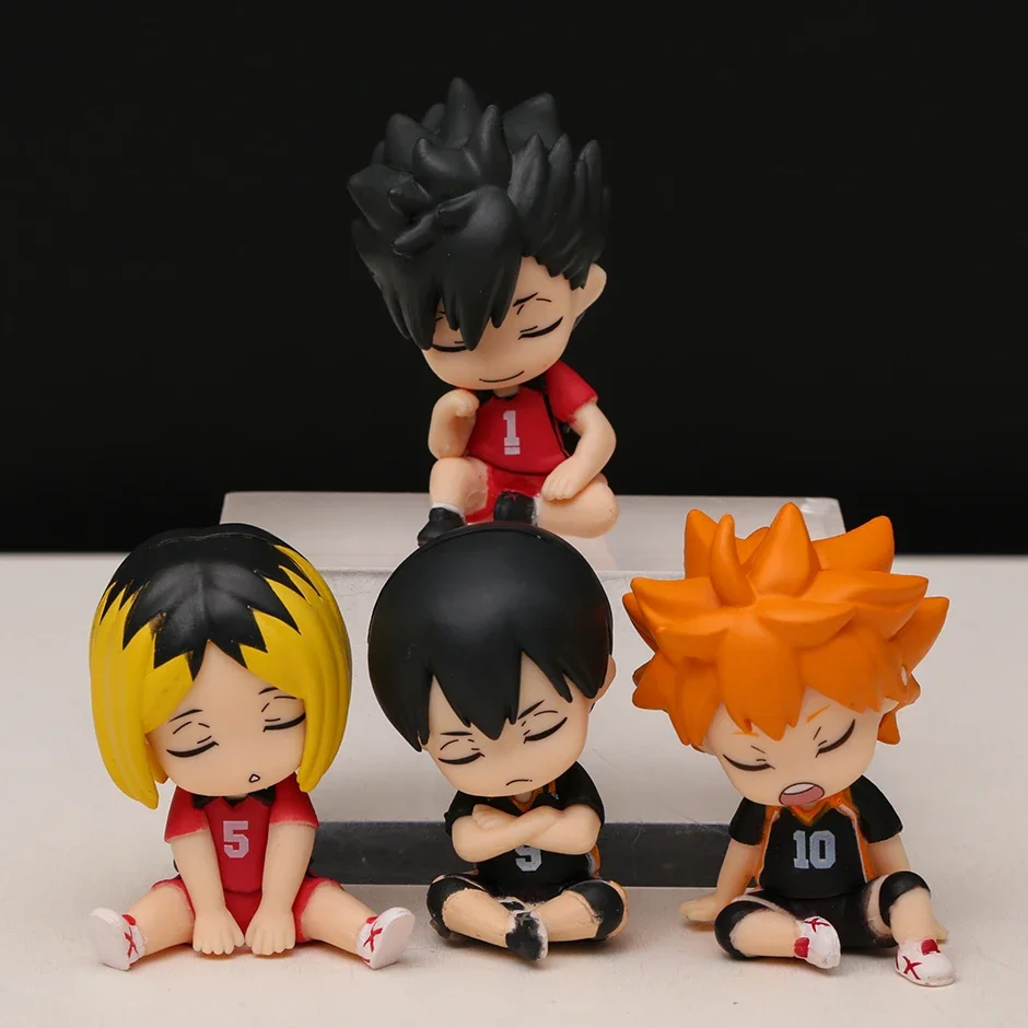 Haikyuu! 4 шт./комплект, куклы из ПВХ с рисунком спящего хинаты, Syouyou kageyama Tobio Kozume Kenma Kuroo Tetsurou Q Version
Haikyuu! 4 шт./комплект, куклы из ПВХ с рисунком спящего хинаты, Syouyou kageyama Tobio Kozume Kenma Kuroo Tetsurou Q Version