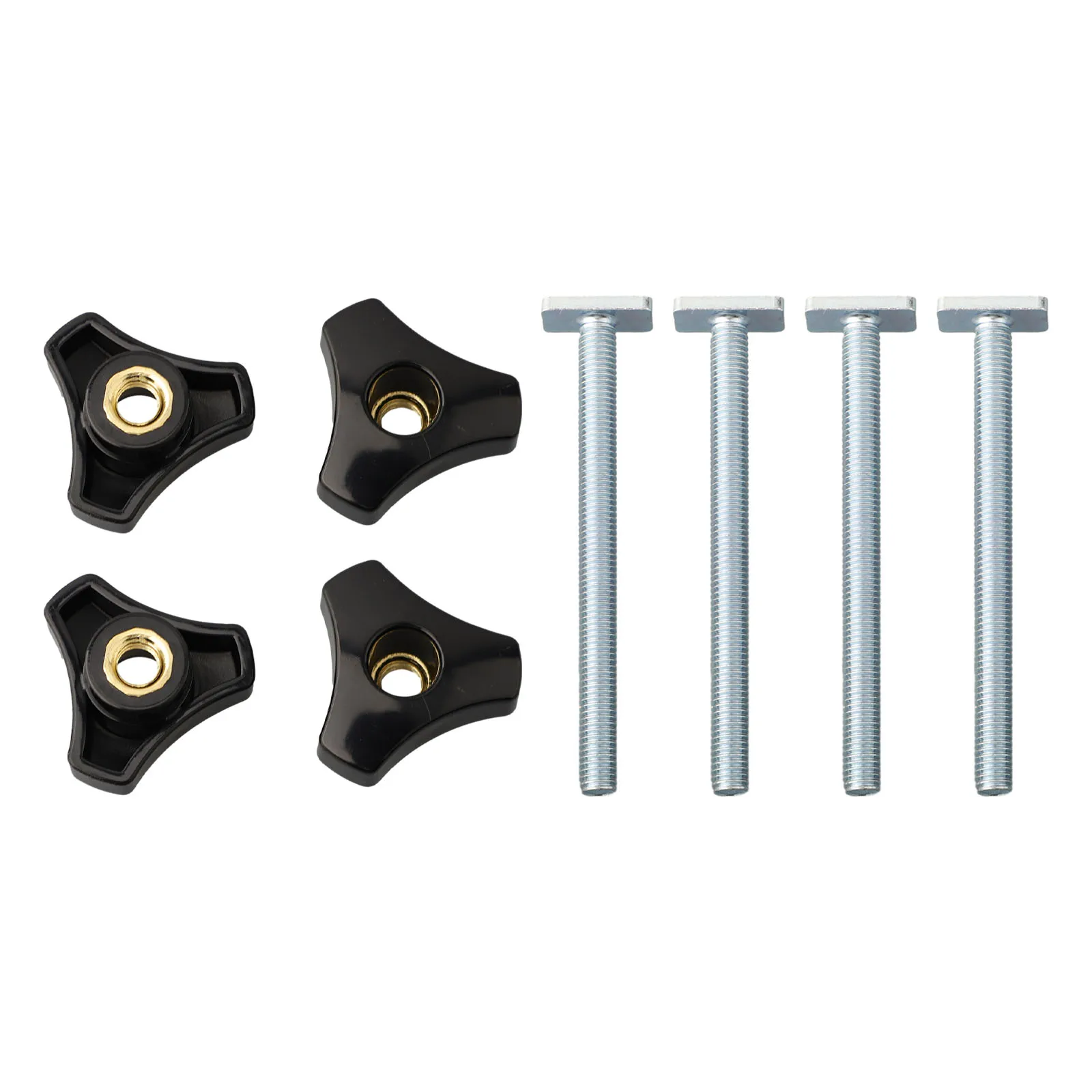 Material Sturdy Plastic and Metal Construction 4Set M8 TTrack Bolts Knobs T Slot Bolts and Knobs Clamps for Woodworking Jigs
Material Sturdy Plastic and Metal Construction 4Set M8 TTrack Bolts Knobs T Slot Bolts and Knobs Clamps for Woodworking Jigs