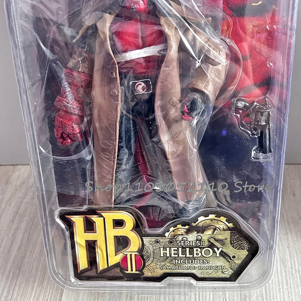 Mezco Hellboy figura de acción de PVC ropa Real Goloen película del ejército Hellboy Samaritan modelo muñeca de juguete regalo de Navidad Mezco Hellboy figura de acción de PVC ropa Real Goloen película del ejército Hellboy Samaritan modelo muñeca de juguete regalo de Navidad