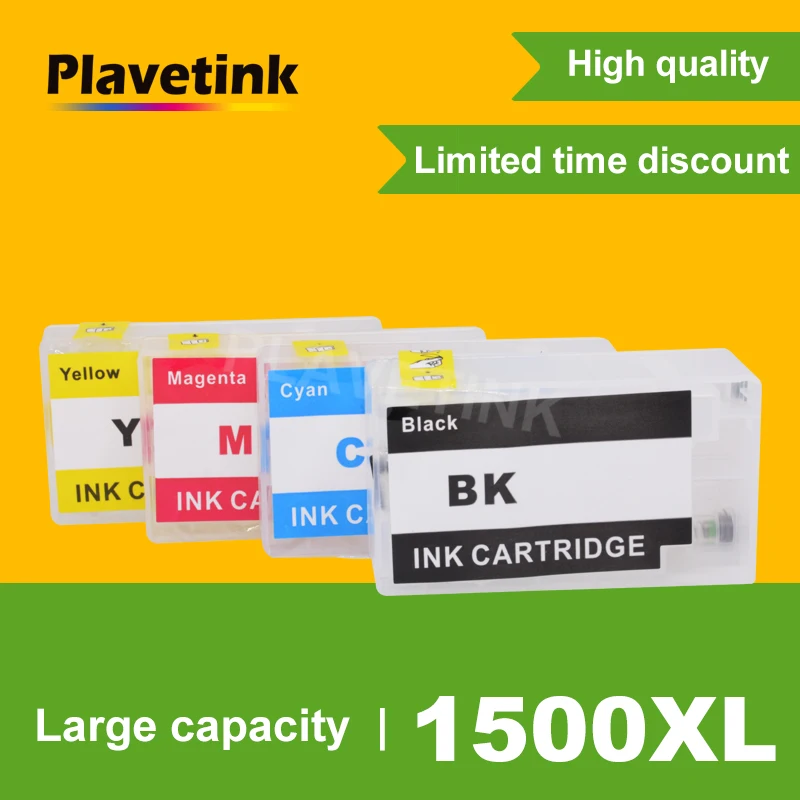 Plavetink 4 шт. PGI1500 1500XL многоразовый картридж для чернил, совместимый с Canon MAXIFY MB2050 MB2150 MB2350 MB2750 PGI-1500XL
Plavetink 4 шт. PGI1500 1500XL многоразовый картридж для чернил, совместимый с Canon MAXIFY MB2050 MB2150 MB2350 MB2750 PGI-1500XL