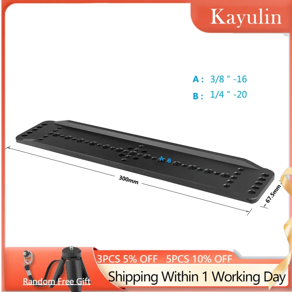 Kayulin Standard ARRI 12" Dovetail Bridge Sled Plate For DSLR Camera Camcorder Shoulder Mount Rig
Kayulin Standard ARRI 12" Dovetail Bridge Sled Plate For DSLR Camera Camcorder Shoulder Mount Rig