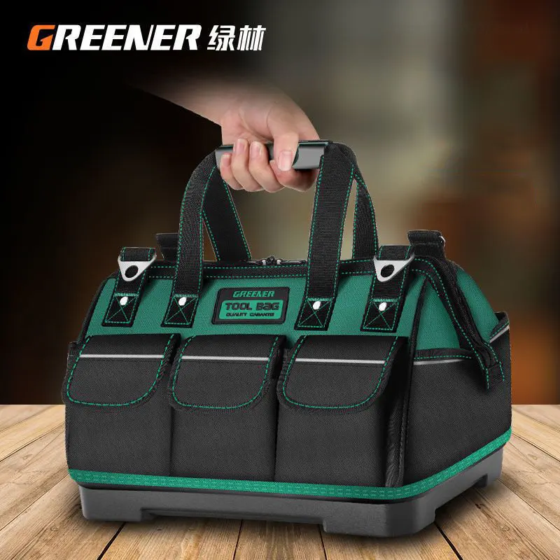 Greener Wear-resistant Oxford Cloth Tool Bag Multi-function Repair Tool Box for Electrician Waist Bag Multi-Pocket Storage Bag
Greener Wear-resistant Oxford Cloth Tool Bag Multi-function Repair Tool Box for Electrician Waist Bag Multi-Pocket Storage Bag