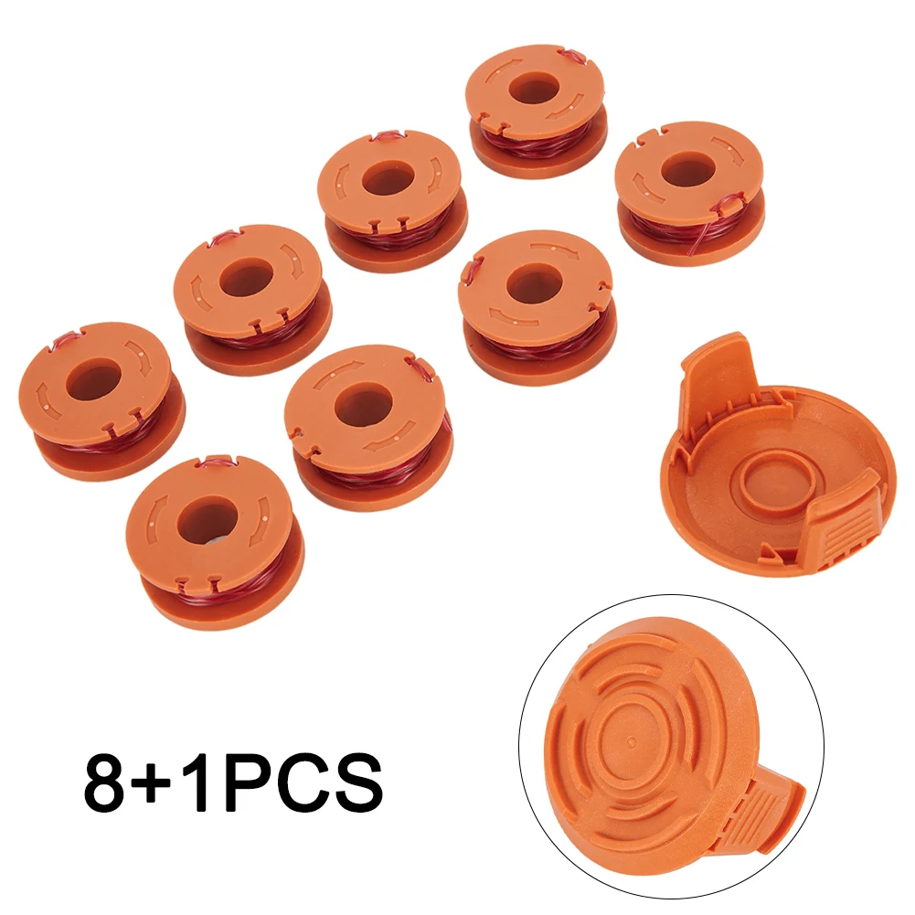 8Pcs Trimmer Spool Line+1Pc Cap Cover Lawn Mower Replacement Kits For Worx WG154 WG163 WG180 WG175 WG155 WG151 WG160 Garden Tool
8Pcs Trimmer Spool Line+1Pc Cap Cover Lawn Mower Replacement Kits For Worx WG154 WG163 WG180 WG175 WG155 WG151 WG160 Garden Tool