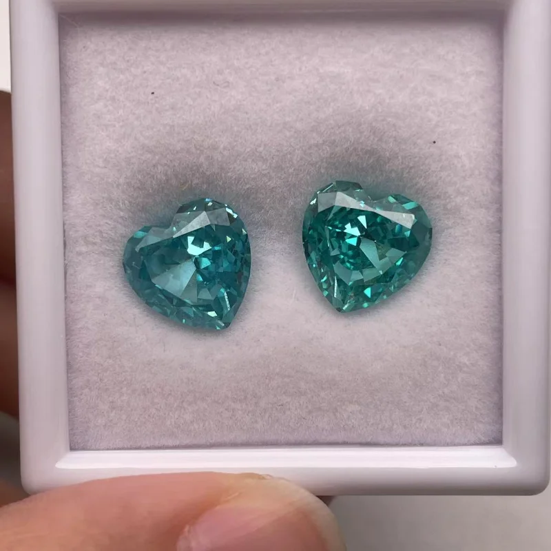 Ruihe Blue Heart Shape Crushed Ice Cut Cubic Zirconia High Carbon Lab Diamond CZ Gemstone for Jewelry Making charms
Ruihe Blue Heart Shape Crushed Ice Cut Cubic Zirconia High Carbon Lab Diamond CZ Gemstone for Jewelry Making charms
