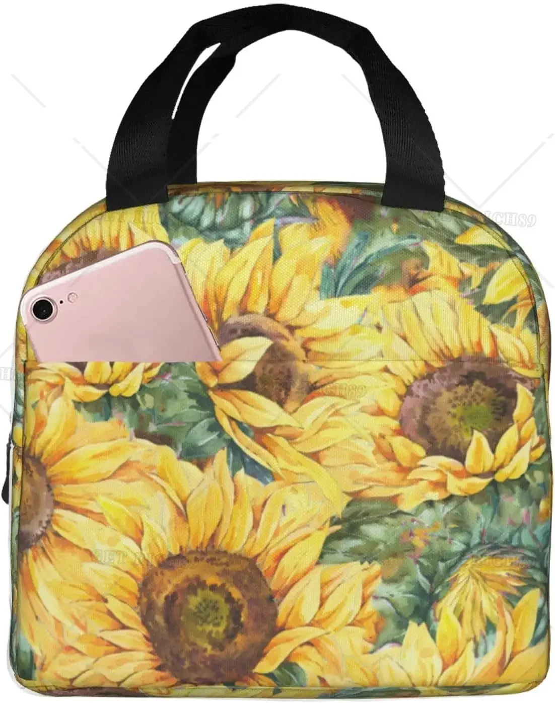 Портативная сумка для ланча Sunflower, многоразовые Изолированные сумки-тоуты, Ланч-бокс для женщин и мужчин
Портативная сумка для ланча Sunflower, многоразовые Изолированные сумки-тоуты, Ланч-бокс для женщин и мужчин