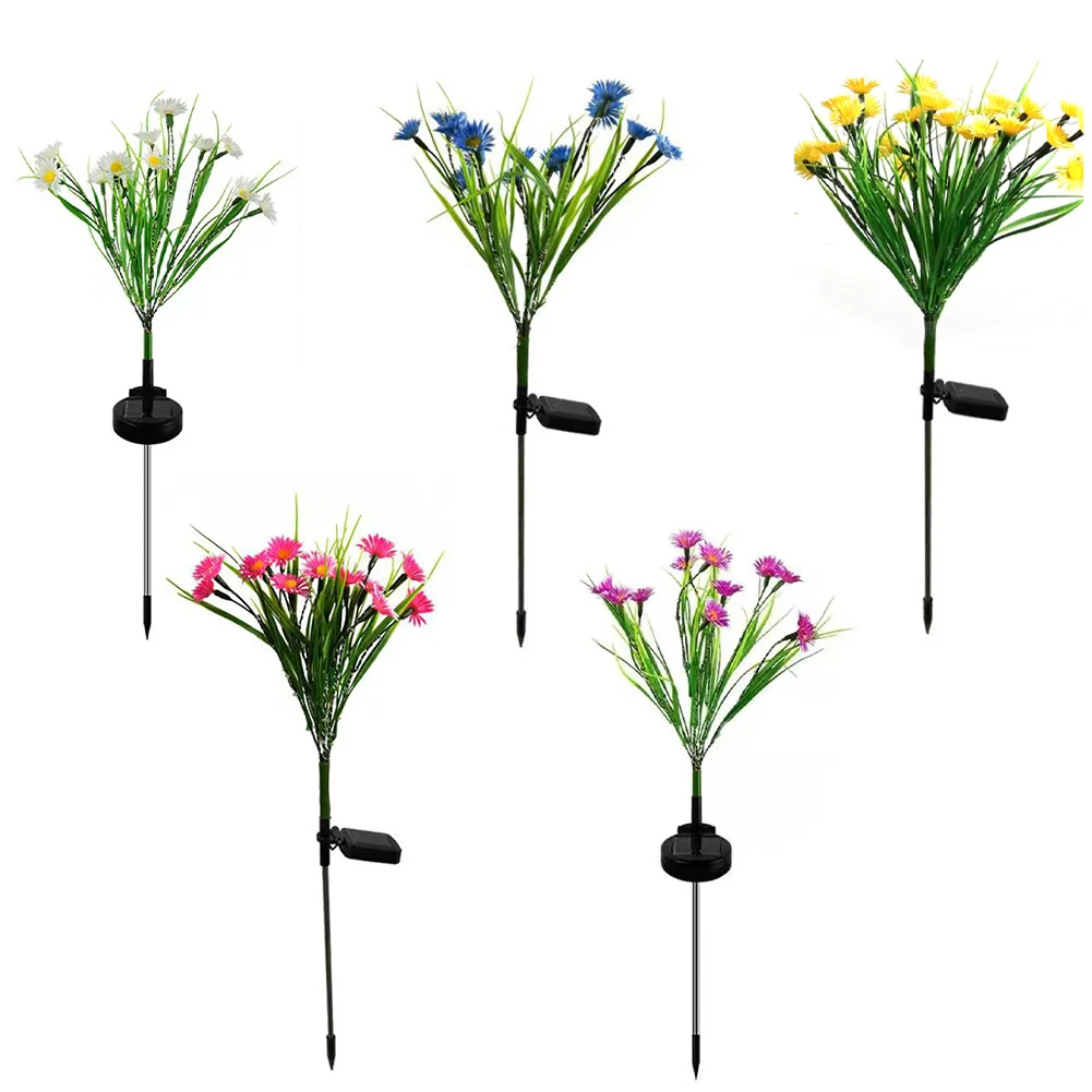 1Pcs Solar Small Daisy Wild Chrysanthemum Light Courtyard Garden LED Color Changing Simulation Small Chrysanthemum Lawn Lamp
1Pcs Solar Small Daisy Wild Chrysanthemum Light Courtyard Garden LED Color Changing Simulation Small Chrysanthemum Lawn Lamp