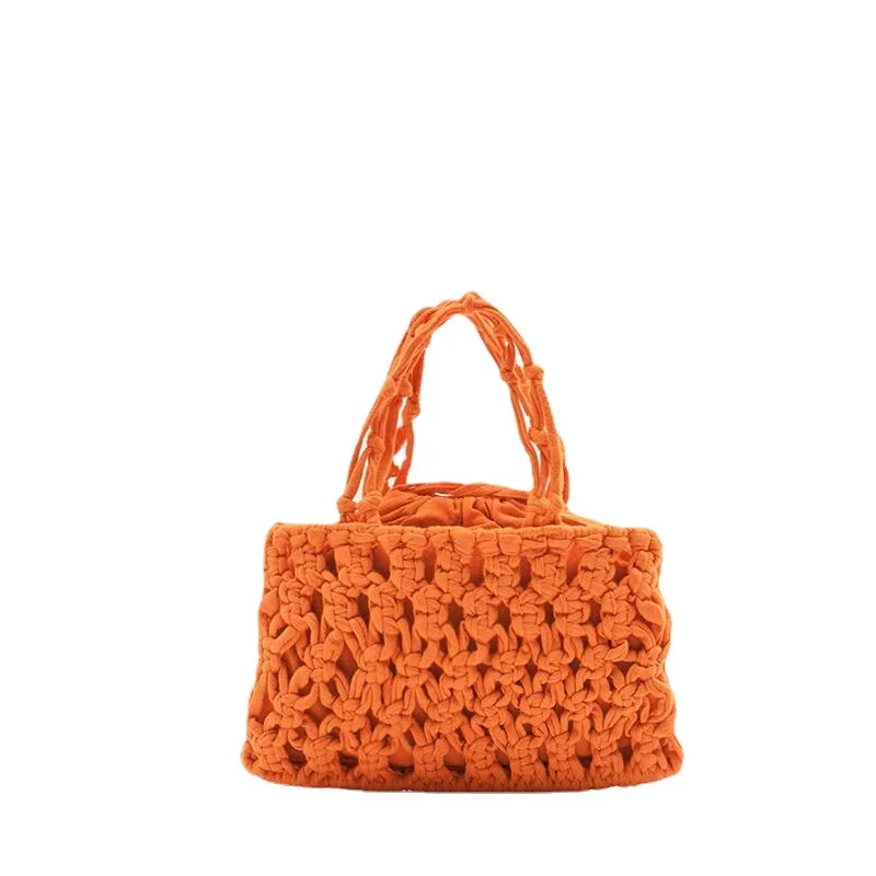 2022 Cotton Thread Crochet Women Handbags Woven Bags for Women Luxury Brands Knitting Clutch Purses Flap Ins Summer Beach Tote
2022 Cotton Thread Crochet Women Handbags Woven Bags for Women Luxury Brands Knitting Clutch Purses Flap Ins Summer Beach Tote