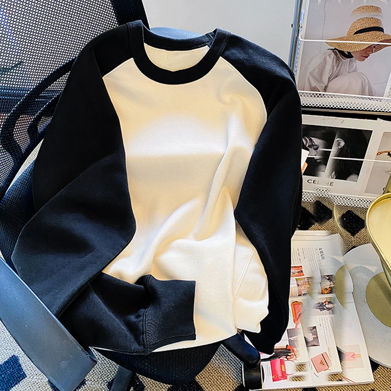 Autumn Hoodies Women Harajuku Color stitching Hoodie Clothes long sleeve oversized Sweatshirts Korean thin Sweatshirt pullovers
Autumn Hoodies Women Harajuku Color stitching Hoodie Clothes long sleeve oversized Sweatshirts Korean thin Sweatshirt pullovers