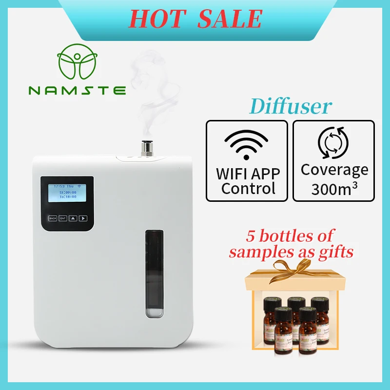 NAMSTE Home Diffuser Coverage 300m³ Intelligent WIFI Control Noiseless Diffuser Scenting Device Have Oil Sample Gift
NAMSTE Home Diffuser Coverage 300m³ Intelligent WIFI Control Noiseless Diffuser Scenting Device Have Oil Sample Gift