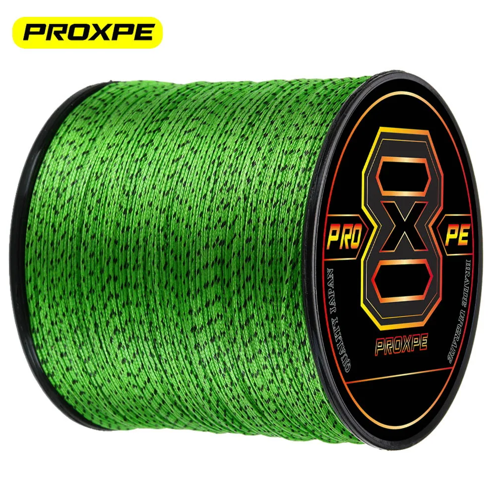 PROXPE 8 Strands Speckled Braided Fishing Line Wire Multifilament Super Strong Japanese 100%PE Wire Carp Saltwater 100/300/500M
PROXPE 8 Strands Speckled Braided Fishing Line Wire Multifilament Super Strong Japanese 100%PE Wire Carp Saltwater 100/300/500M