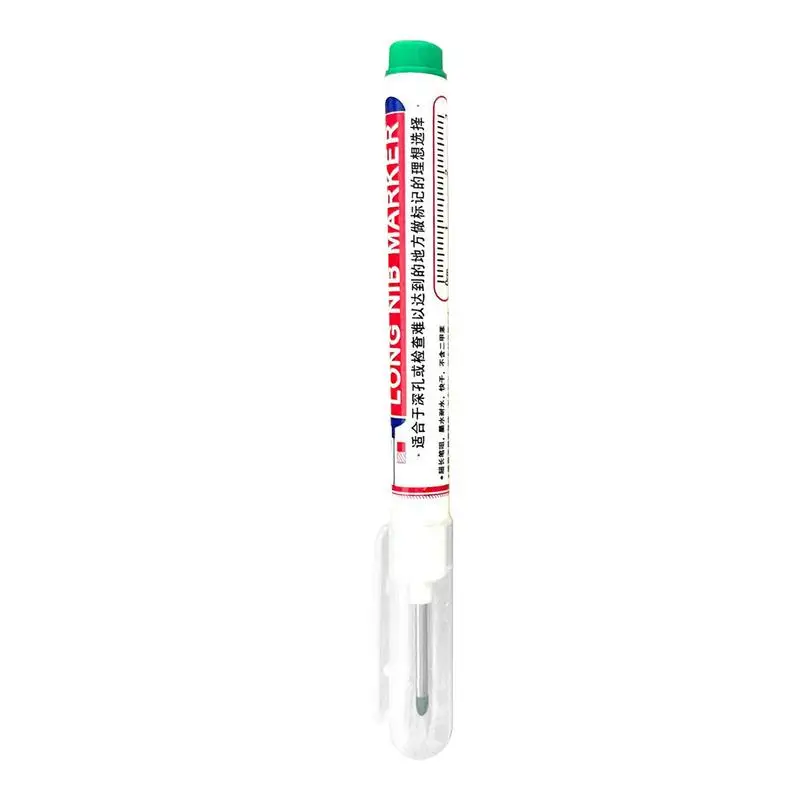 Deep Hole Marker Pens Waterproof Long Nib Scriber Quick-Drying Permanent Marker Pens Long Nose Deep Hole Marker For Carpenters
Deep Hole Marker Pens Waterproof Long Nib Scriber Quick-Drying Permanent Marker Pens Long Nose Deep Hole Marker For Carpenters