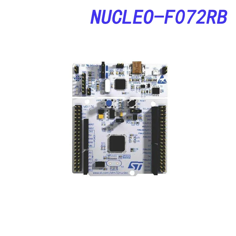

NUCLEO-F072RB Development Boards & Kits - ARM STM32 Nucleo-64 development board STM32F072RB MCU, supports Arduino & ST morpho