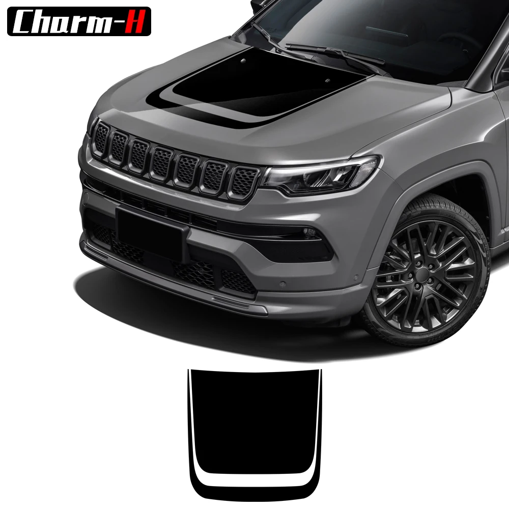 1 Piece Hood Stripe Vinyl Decal Sticker For Jeep Compass 2017-Present Bonnet Racing Stripes Accessories
1 Piece Hood Stripe Vinyl Decal Sticker For Jeep Compass 2017-Present Bonnet Racing Stripes Accessories