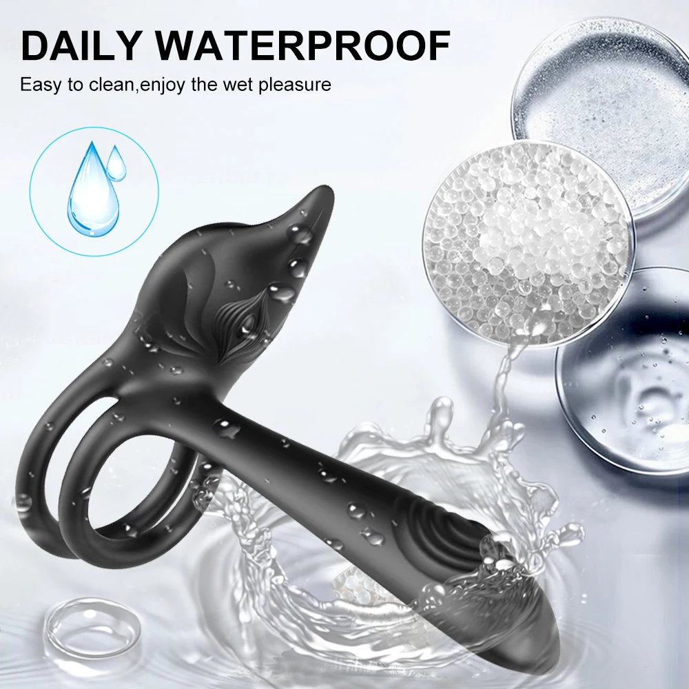 Couple Vibrator with Dual Motor Cockring Wireless Remote Cock Penis Ring Adult Sexy Toys For Men Delay Ejaculation Penisring Couple Vibrator with Dual Motor Cockring Wireless Remote Cock Penis Ring Adult Sexy Toys For Men Delay Ejaculation Penisring