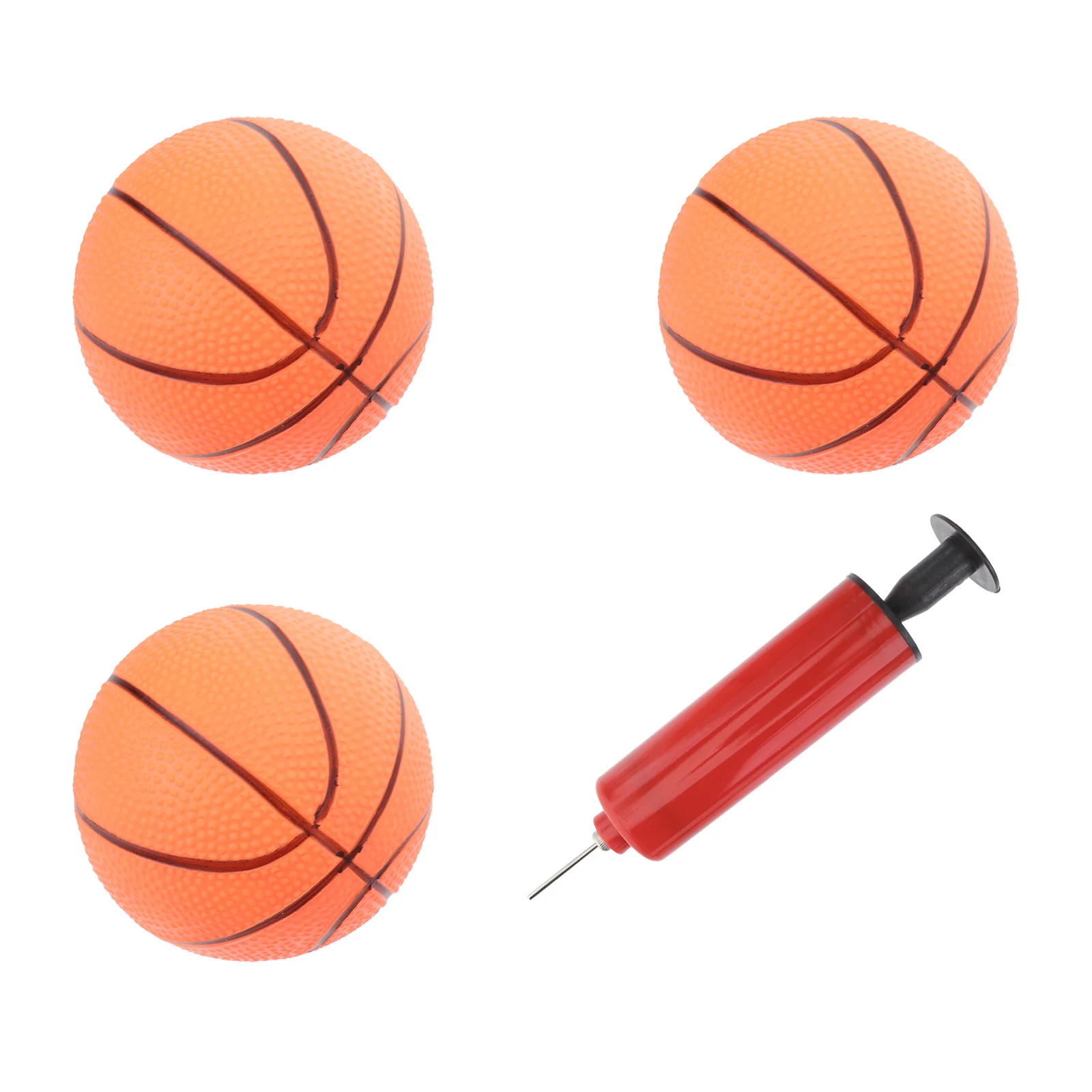 Basketball, 3 of 4inch Rubber Basketball Set Basketball With Pump for Swimming Pools, Indoor and Outdoor, Parties
Basketball, 3 of 4inch Rubber Basketball Set Basketball With Pump for Swimming Pools, Indoor and Outdoor, Parties