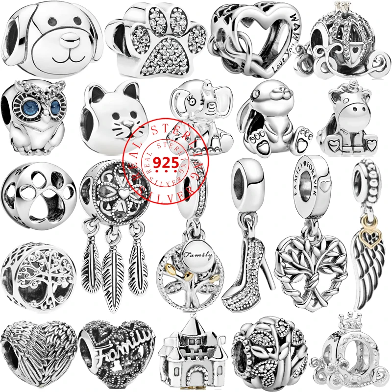 100% 925 Sterling Silver Boy Girl Cute Dog Paw Beads Fit Original Pandora Charms Silver Color Bracelet DIY Women Jewelry Gift
100% 925 Sterling Silver Boy Girl Cute Dog Paw Beads Fit Original Pandora Charms Silver Color Bracelet DIY Women Jewelry Gift