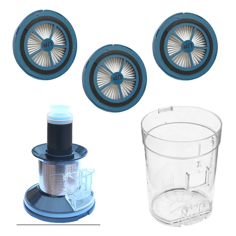 For Proscenic P10 Unitec U10/P11 Unitec U11 Cordless Handheld Vacuum Cleaner Replacement Filter Dust Cup Dust Bucket Filter
For Proscenic P10 Unitec U10/P11 Unitec U11 Cordless Handheld Vacuum Cleaner Replacement Filter Dust Cup Dust Bucket Filter