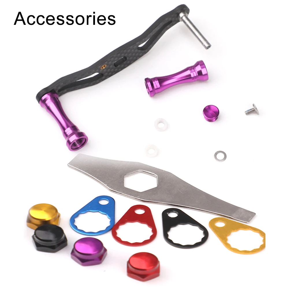 Left Right DIY Carbon Fiber Fishing Reel Handle Metal Knob Rocker Replacement Carp Fishing Reels Handle Rocker Fish Accessories
Left Right DIY Carbon Fiber Fishing Reel Handle Metal Knob Rocker Replacement Carp Fishing Reels Handle Rocker Fish Accessories