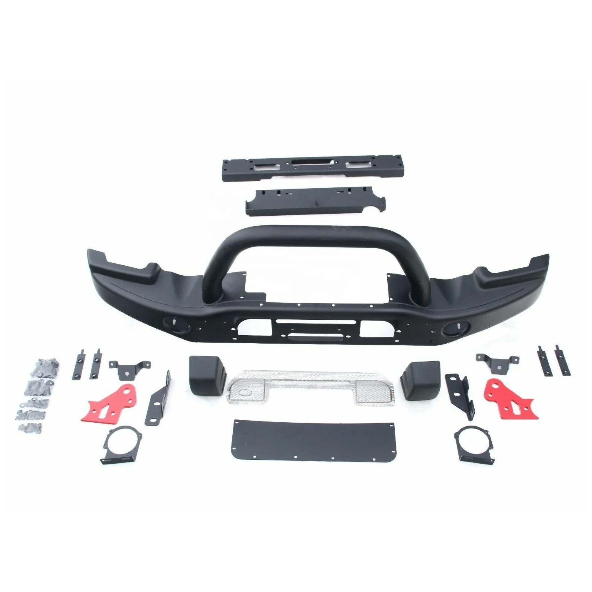 Front Bumper with Winch Cradle,Bullbar,Tow Rings For Jeep Wrangler JK 2007-2017
Front Bumper with Winch Cradle,Bullbar,Tow Rings For Jeep Wrangler JK 2007-2017