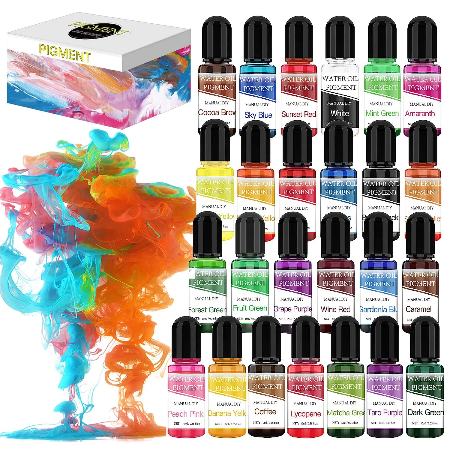 Набор пигментов для эпоксидной смолы, водное масло, бисексуальная цветная эссенция, жидкий краситель, для самостоятельного изготовления ювелирных изделий из смолы, наборы однотонных Пигментных красок
Набор пигментов для эпоксидной смолы, водное масло, бисексуальная цветная эссенция, жидкий краситель, для самостоятельного изготовления ювелирных изделий из смолы, наборы однотонных Пигментных красок