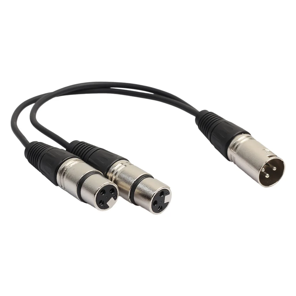 XLR Canon Connector 1Pcs 2Pcs 5Pcs 10Pcs Zinc Alloy Assembled XLR Canon Male To Two Canon Female One To Two Audio 0.3m Cable
XLR Canon Connector 1Pcs 2Pcs 5Pcs 10Pcs Zinc Alloy Assembled XLR Canon Male To Two Canon Female One To Two Audio 0.3m Cable