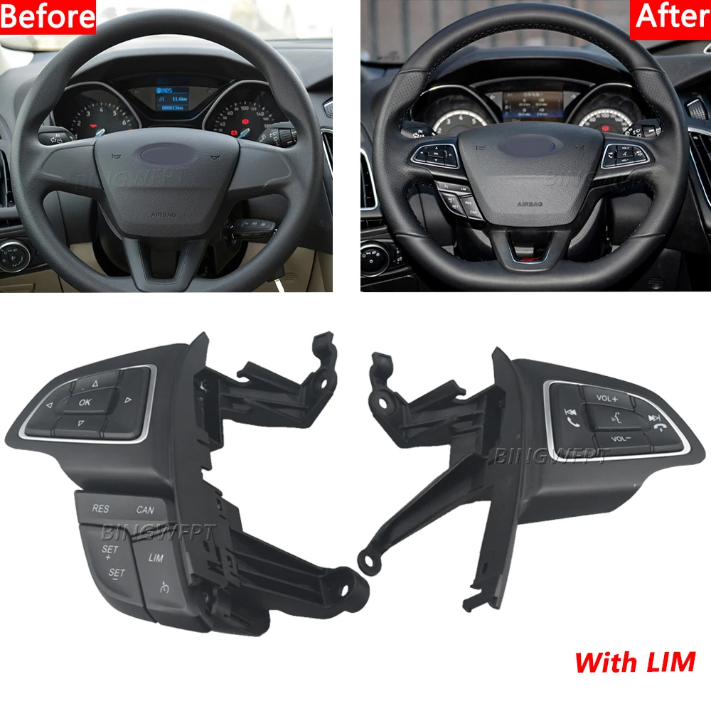 Высококачественная Кнопка рулевого колеса для Ford Focus Mk3 2015-2017 Kuga 2017 громкость аудио Bluetooth переключатель круиз-контроля
Высококачественная Кнопка рулевого колеса для Ford Focus Mk3 2015-2017 Kuga 2017 громкость аудио Bluetooth переключатель круиз-контроля