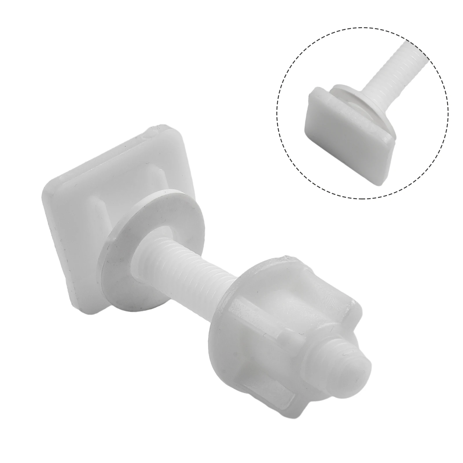 Plastic Toilet Seat Hinge Repair Kit Bolts Fitting Screws Washers Toilet Lid Replacement Accessories Bathroom Supplies
Plastic Toilet Seat Hinge Repair Kit Bolts Fitting Screws Washers Toilet Lid Replacement Accessories Bathroom Supplies