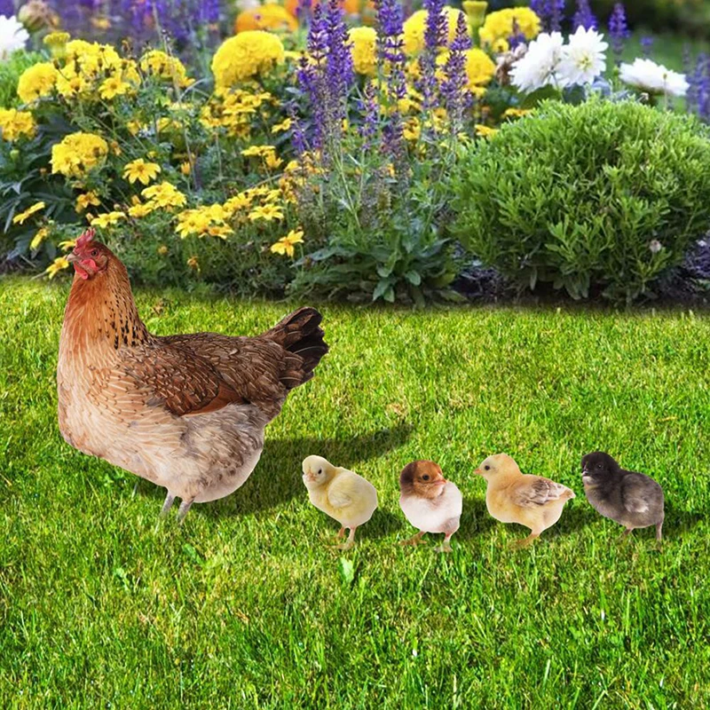1set Chicken Garden Stakes Ornaments Hen Chick Lawn Insert Signs Double-sided Printing Garden Decoration Rooster Sculpture
1set Chicken Garden Stakes Ornaments Hen Chick Lawn Insert Signs Double-sided Printing Garden Decoration Rooster Sculpture