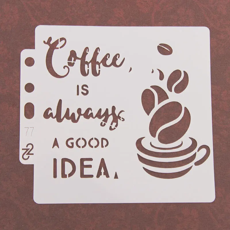Coffee DIY Layering Stencils for scrapbook/photo album Painting Scrapbook Coloring Embossing Album Decorative Template
Coffee DIY Layering Stencils for scrapbook/photo album Painting Scrapbook Coloring Embossing Album Decorative Template